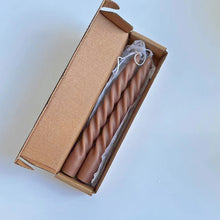 Load image into Gallery viewer, 2pc Spiral Candles Scented Candle Decorative Candles Taper Candles
