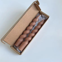 Load image into Gallery viewer, 2pc Spiral Candles Scented Candle Decorative Candles Taper Candles