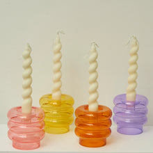 Load image into Gallery viewer, 2pc Spiral Candles Scented Candle Decorative Candles Taper Candles