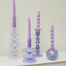 Load image into Gallery viewer, 2pc Spiral Candles Scented Candle Decorative Candles Taper Candles