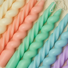 Load image into Gallery viewer, 2pc Spiral Candles Scented Candle Decorative Candles Taper Candles