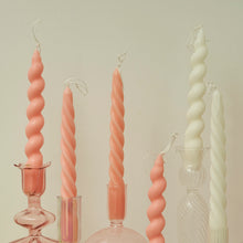 Load image into Gallery viewer, 2pc Spiral Candles Scented Candle Decorative Candles Taper Candles