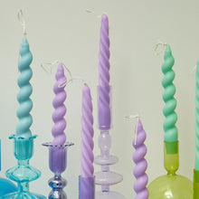 Load image into Gallery viewer, 2pc Spiral Candles Scented Candle Decorative Candles Taper Candles