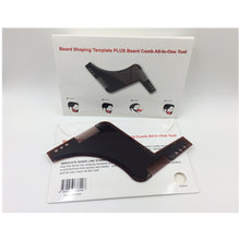 Load image into Gallery viewer, Beard Shaping Template Shower Salon Beard Shaving Shave Shaping Style
