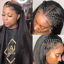Load image into Gallery viewer, Bone Straight Human Hair Bundles With Closure Lace Closures With