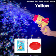Load image into Gallery viewer, Bubble Gun Rocket 69 Holes Soap Bubbles Machine Gun Shape Automatic