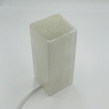 Load image into Gallery viewer, Rectangular Selenite Crystal Lamp Prime