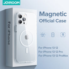 Load image into Gallery viewer, Joyroom Magnetic Case For Iphone 13 12 Pro Max Transparent Cover For