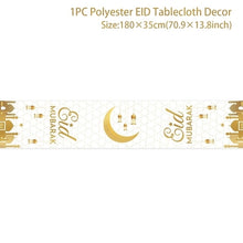 Load image into Gallery viewer, Ramadan Table Decorations | Table Runner Eid Mubarak | Muslim