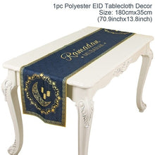 Load image into Gallery viewer, Ramadan Table Decorations | Table Runner Eid Mubarak | Muslim