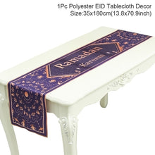 Load image into Gallery viewer, Ramadan Table Decorations | Table Runner Eid Mubarak | Muslim