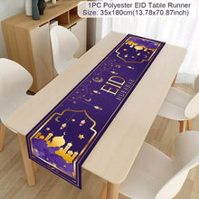 Load image into Gallery viewer, Ramadan Table Decorations | Table Runner Eid Mubarak | Muslim