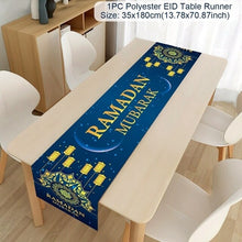 Load image into Gallery viewer, Ramadan Table Decorations | Table Runner Eid Mubarak | Muslim