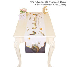Load image into Gallery viewer, Ramadan Table Decorations | Table Runner Eid Mubarak | Muslim