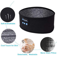 Load image into Gallery viewer, Wireless Bluetooth Headphones Sleeping Headband Headphones Headscarf