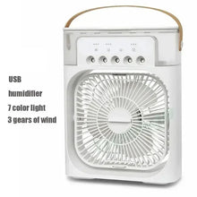 Load image into Gallery viewer, Air Humidifier Cooling USB Fan Water Mist small refrigeration air