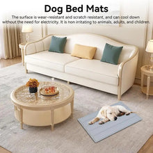 Load image into Gallery viewer, 1pc Puppy Grey Ice Silk Cooling Pad Summer Cool Breathable Cooling