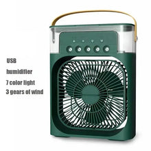 Load image into Gallery viewer, Air Humidifier Cooling USB Fan Water Mist small refrigeration air