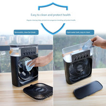 Load image into Gallery viewer, Air Humidifier Cooling USB Fan Water Mist small refrigeration air