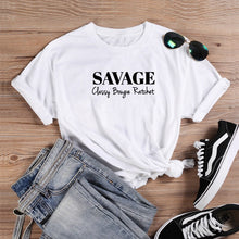 Load image into Gallery viewer, Savage Classy Bougie Ratchet Women Short Sleeve Tshirts Cotton Women