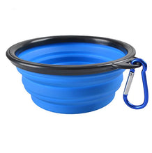 Load image into Gallery viewer, COLLAPSIBLE SILICONE TRAVEL PET BOWL