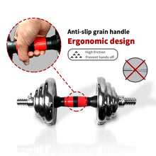 Load image into Gallery viewer, 44LBS Adjustable Cast Iron Dumbbell Sets with Portable Packing Box