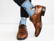 Load image into Gallery viewer, Sick Socks – Puffin – Exotic Animals Casual Dress Socks
