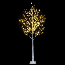 Load image into Gallery viewer, 4FT Snowflake Christmas Tree with 48 LED Lamp