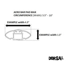 Load image into Gallery viewer, DORSAL Aero Rack Pads 34" Car Crossbar Roof Surfboard Kayak SUP