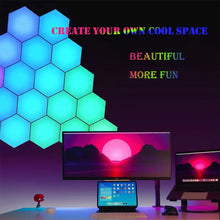 Load image into Gallery viewer, 1 20 PCS 5V USB APP LED Hexagonal Night Light For Indoor Home DIY