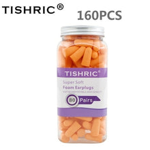 Load image into Gallery viewer, 10/60/120/160pcs Tishric Pu Sponge Earplugs Antinoise Sleeping Ear