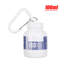 Load image into Gallery viewer, 100ML Portable Protein Container Powder Bottle with Whey Keychain
