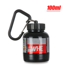 Load image into Gallery viewer, 100ML Portable Protein Container Powder Bottle with Whey Keychain