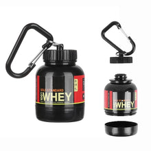 Load image into Gallery viewer, 100ML Portable Protein Container Powder Bottle with Whey Keychain
