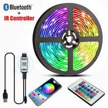 Load image into Gallery viewer, 10M 5M Led Strip Light RGB Infrared Bluetooth ontroller luces Luminous