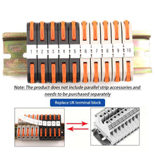 Load image into Gallery viewer, Ecommerce: 211 Quick Cable Connector Terminal Block - Din Rail Wire Splicing & Wiring