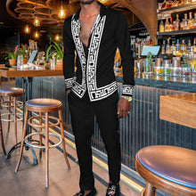 Load image into Gallery viewer, 2 Pcs/Set Men Pants Suit Digital Print Colorful Colorfast Full Length