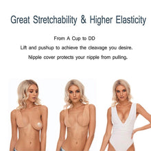Load image into Gallery viewer, 2019 Summer Dress Robe Femme Boho Beach Dress Lift Tape Bra Sticky