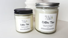 Load image into Gallery viewer, Cotton Tree Scented Natural Soy Candle | Hand-Poured and Hand-crafted