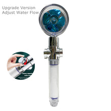 Load image into Gallery viewer, 2021 Shower Head Water Saving Flow 360 Degrees Rotating With Small Fan
