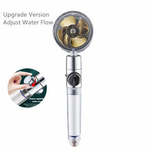 Load image into Gallery viewer, 2021 Shower Head Water Saving Flow 360 Degrees Rotating With Small Fan