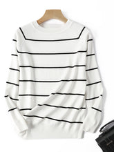 Load image into Gallery viewer, 2022 Autumn Winter Long Sleeve Striped Pullover Women Sweater Knitted