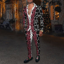 Load image into Gallery viewer, 2022 Spring Men's Single Breasted Shirt Retro 3D Print Matching Pants