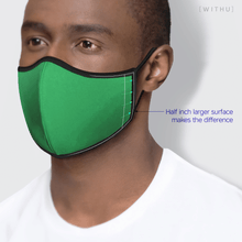 Load image into Gallery viewer, WITH U Washable Reusable Face Masks - 3-Layer with Adjustable Ear