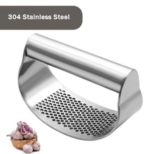 Load image into Gallery viewer, 304 Stainless Steel Manual Garlic Press Curved Garlic Grinding Slicer