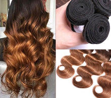 Load image into Gallery viewer, 10A Grade #1B/4/30 Body Wave #1B/4/27 BUNDLES with CLOSURES & FRONTALS