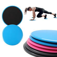 Load image into Gallery viewer, 2 PCS Fitness Gliders Workout Bums Leg Slide Discs Core Exercise