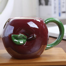 Load image into Gallery viewer, 450ML Creative Fruit Ceramic Mug Cute Strawberry Coffee Mug with