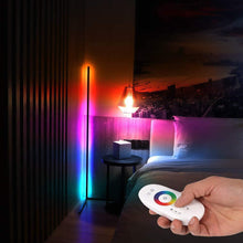 Load image into Gallery viewer, RGB Corner Floor Lamp Modern Simple LED Rod Floor Lamps Living Room SP
