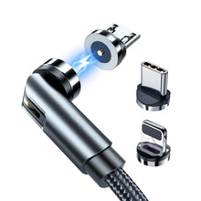 Load image into Gallery viewer, 540 Degree Rotating Magnetic Data Cable For Android IOS Type-c SP